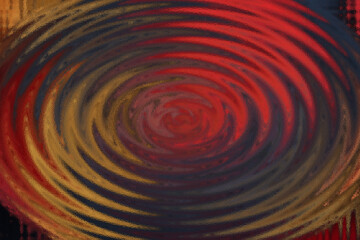 Abstract swirling red and gold texture