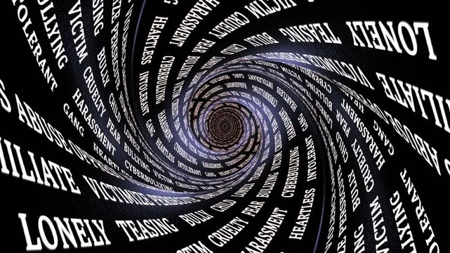 BULLYING Keywords, Background, Animation, Loop
