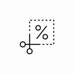 discount grid icon sign vector