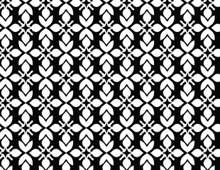 Geometric Fleur-de-lis Pattern