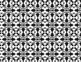 Baroque Wave and Leaf Pattern