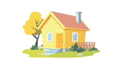 House Savings Vector Illustration for Financial Goals Marketing Campaigns