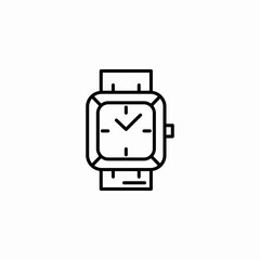 wrist watch icon sign vector