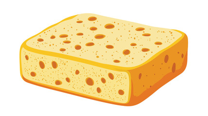 Sponge Vector Isolated Illustration for Design Projects and Graphics