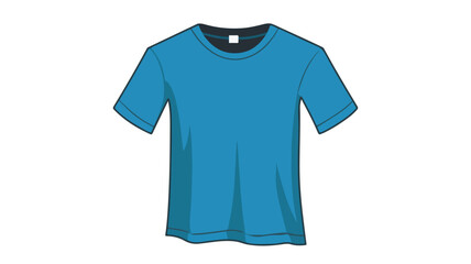 Modern T-shirt Icon Vector Illustration for Apparel Designs and Prints