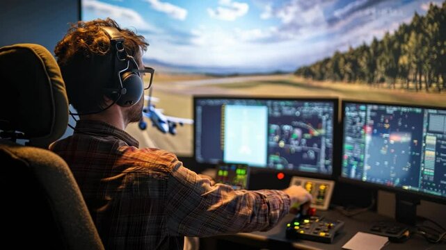 AI-Enhanced Flight Simulator in Aviation Center for Realistic Emergency Training and Precision Control