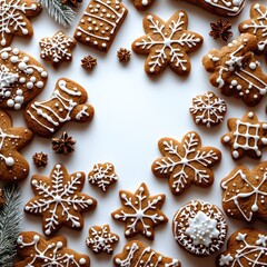 Festive Gingerbread Cookies