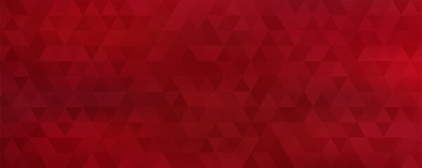 Red triangles - seamless geometric background. Vector illustration, fully editable, you can change the shape and color