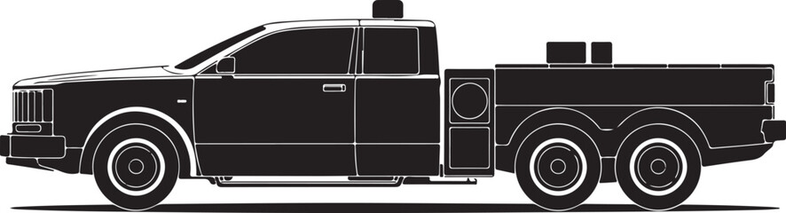 Simple Black Silhouette of a Melon with Leaf