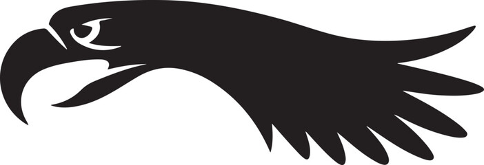 Obraz premium Abstract Black Blob Shape on White Background