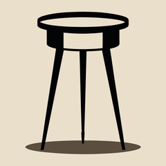vector illustration of a wooden chair