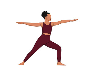 Young sexy girl doing yoga exercise for good health