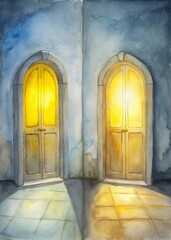 entrance to the old building