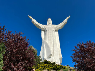 The largest figure of Christ the King in the world located in Swiebodzin in Poland