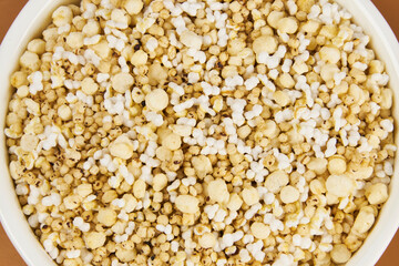 Whole grain concept. Toasted quinoa, kiwifruit, and kañiwa. Ingredients for a healthy and fortifying breakfast, a healthy diet, with selective focus.