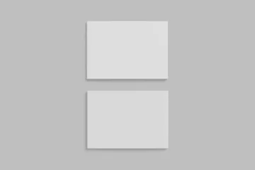 Fotobehang Donkergrijs A4 landscape magazine cover for mockup  © ibenz