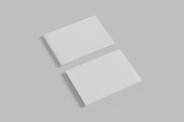 A4 landscape magazine cover for mockup