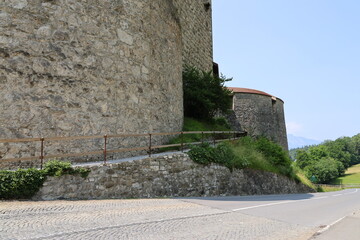 Vaduz castle on a sunny summer day