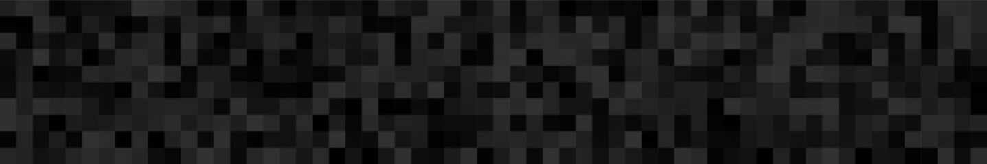 Digital black pixel camouflage seamless pattern for your design, presented as a vector camo texture.	
