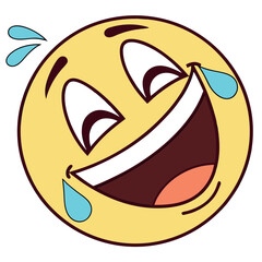 vector illustration of a funny face Ai-Generated