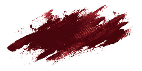 Vibrant Red Abstract Paint Splatters. Dynamic Red and Black Brushstroke Art
