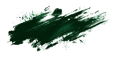 green grunge ink splat.