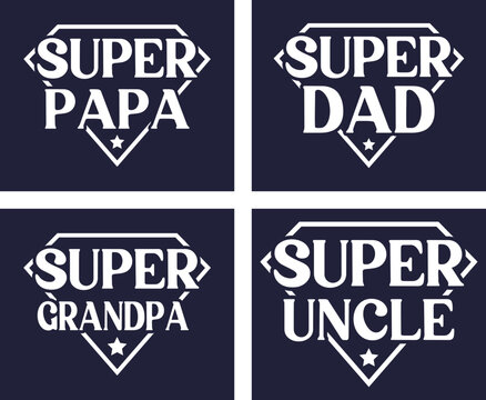 Super dad t shirt design