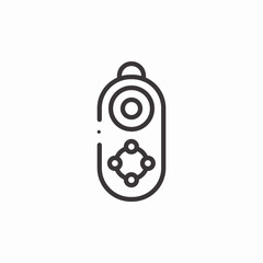 remote controller device icon sign vector