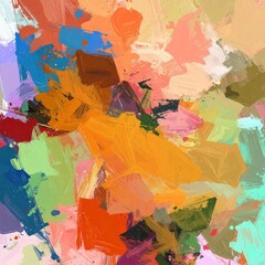 Fototapeta premium Abstract Art Background with Fluid Shapes and Harmonious Colors