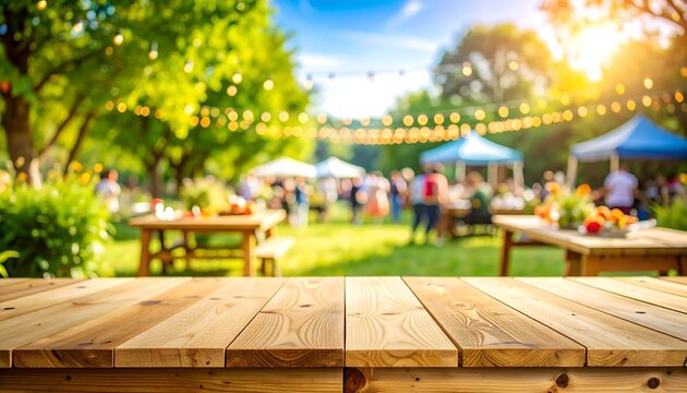Sunny Outdoor Market Picnic Table.