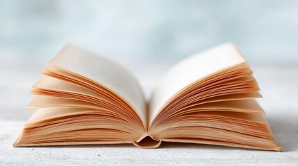 A book is open to a page with a white background