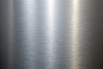 Shiny polished silver metal texture with a mirror like reflective surface texture background