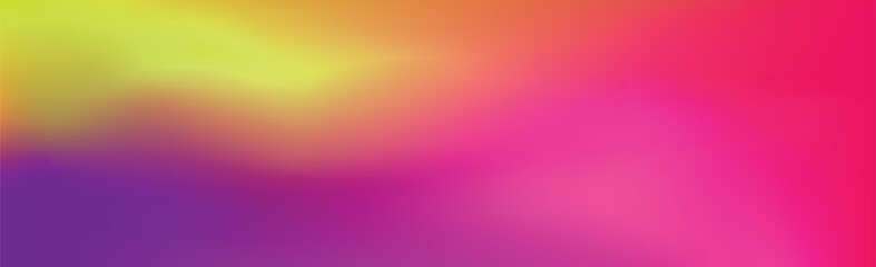 Blurred large panoramic summer background multicolored gradient - illustration