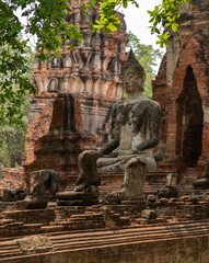 Wat Mahathat Temple Statue