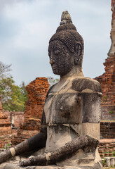 Wat Mahathat Temple Statue