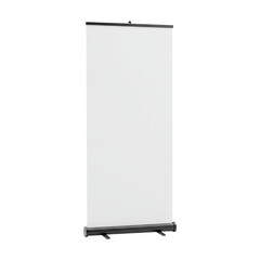 Portable Roll Up Banner Stand Easy Setup, Professional Display for Events and Presentations
