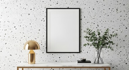 empty frame on wall