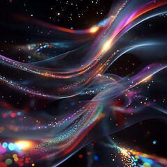 Holographic iridescent Abstract background designs with modern style 
