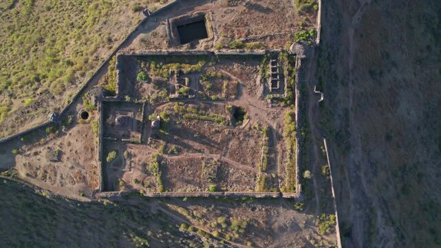  Malhargad Fort, also known as Sonori Fort, stands as the Maratha Empire&rsquo;s final chapter in stone, captured in stunning drone views