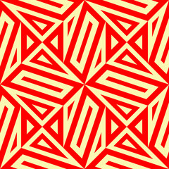 Geometrical ornament. Triangle,line shapes pattern. Abstract backdrop. Triangles, lines wallpaper. Geometric background. Ethnic motif. Mosaic ornate. Digital paper. Textile print. Web design. Vector