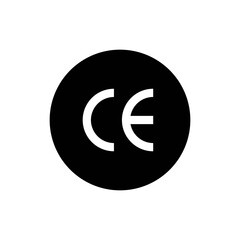 CE marking vector icon