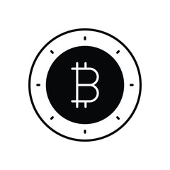 Bitcoin Icon vector
