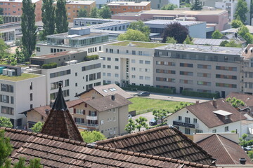 Vaduz cityscapes in summer