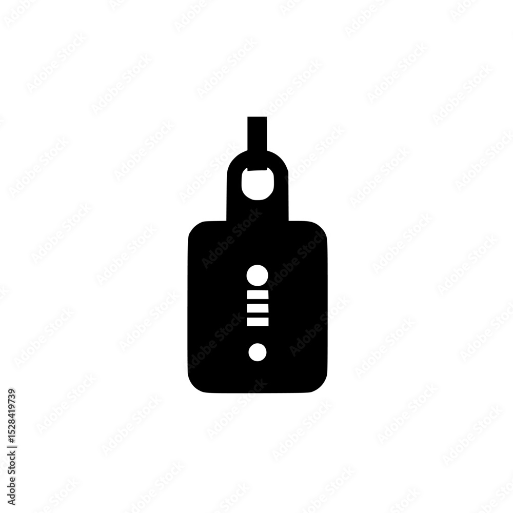 Poster modern icon set featuring various simple and minimalistic symbols for user interface design and appl