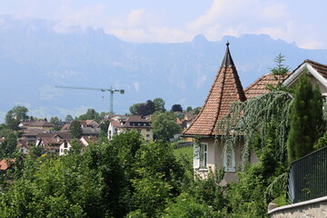 Vaduz cityscapes in summer