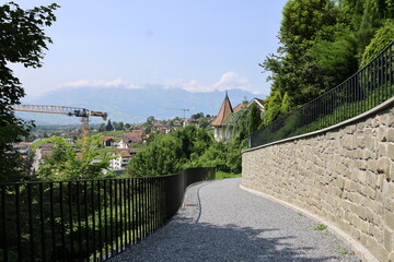 Vaduz cityscapes in summer