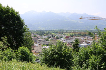 Vaduz cityscapes in summer