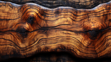 Rich Brown Wood Texture with Knots and Grain Detail