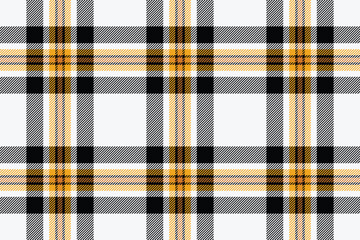 Stylish black, gray, and gold plaid pattern.  Perfect for textile design, fashion, autumnal themes, or website backgrounds.