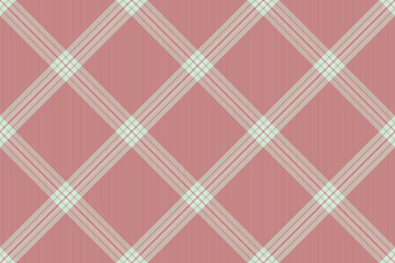 Elegant dusty rose and mint green diagonal plaid pattern.  Perfect for textile designs, wallpapers, or website backgrounds.